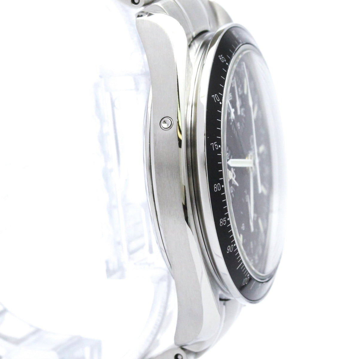 Pre-Owned OMEGA Speedmaster Mark 40 Steel Automatic Mens Watch 3520.50 Polished