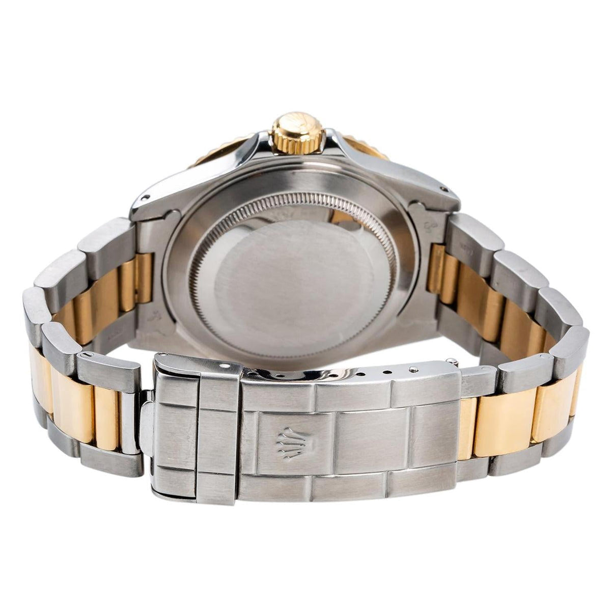 Pre-Owned Rolex Submariner Date 40MM 16613 Black Dial Black Ceramic Bezel Two Tone Yellow Gold Oyster Bracelet
