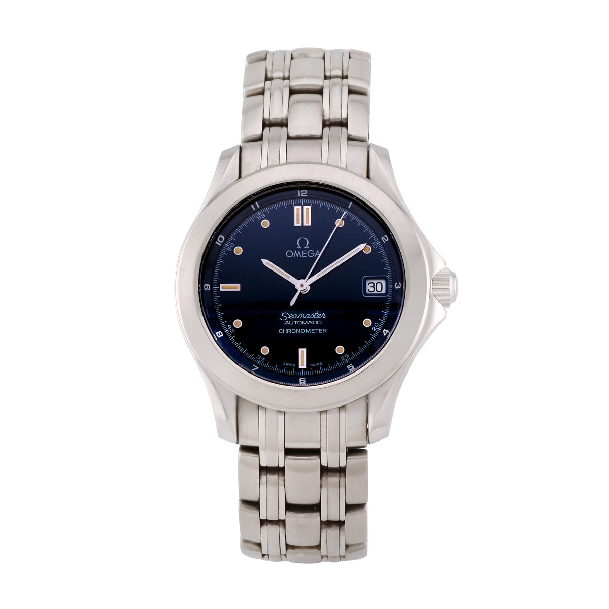 Pre-Owned Omega Men's Seamaster 36.25mm Stainless Steel Wristwatch