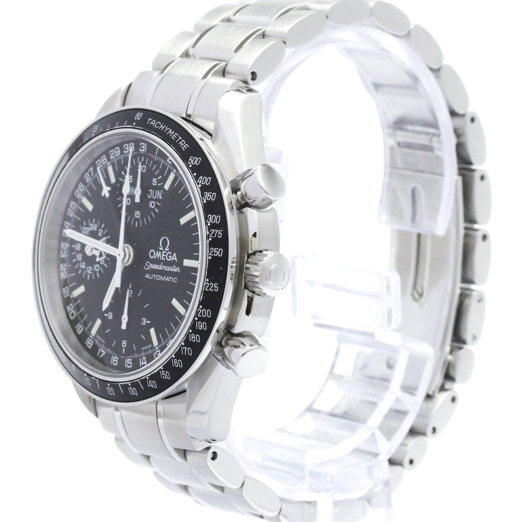 Pre-Owned OMEGA Speedmaster Mark 40 Steel Automatic Mens Watch 3520.50 Polished