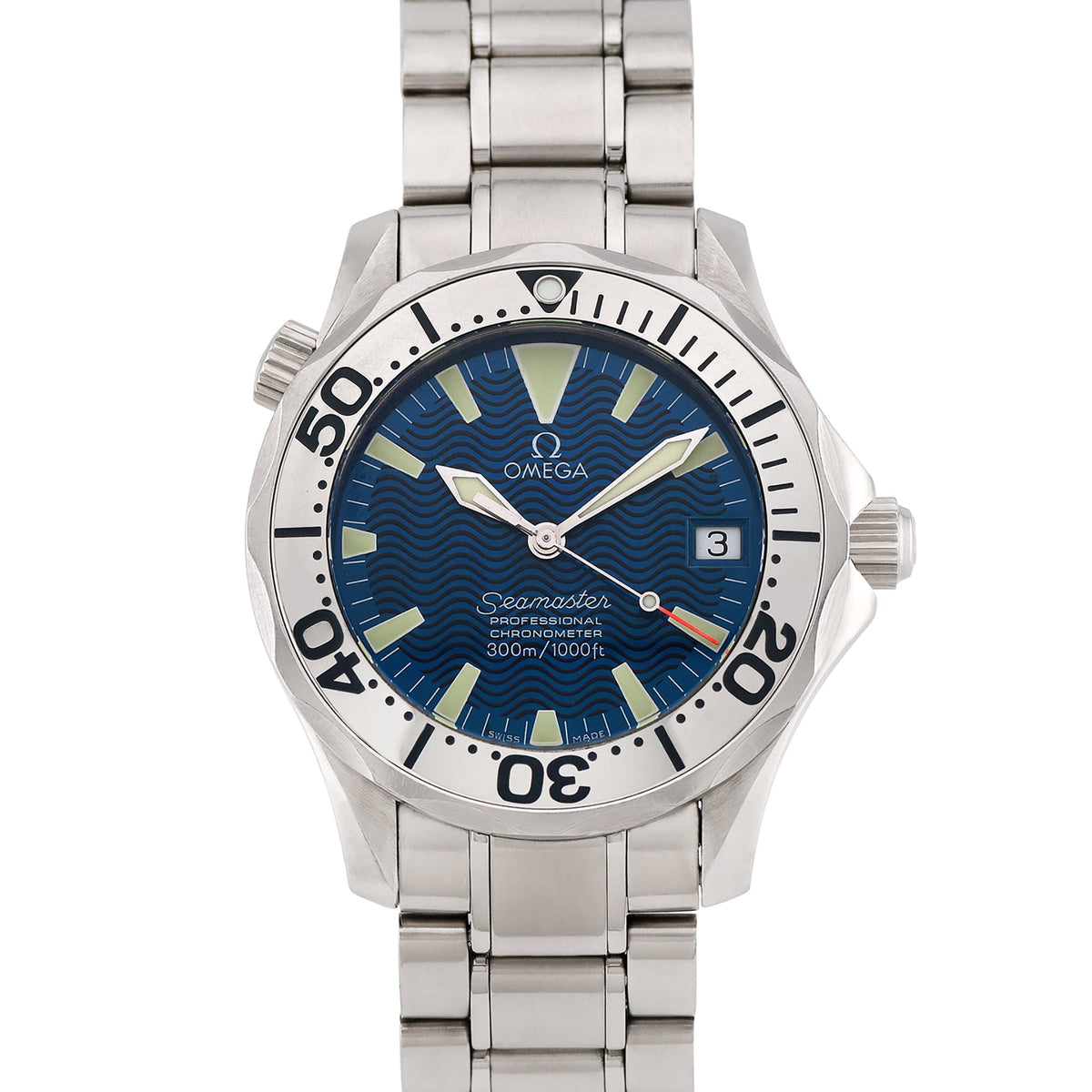 Pre-Owned Omega Unisex Seamaster 36.25mm Stainless Steel Wristwatch