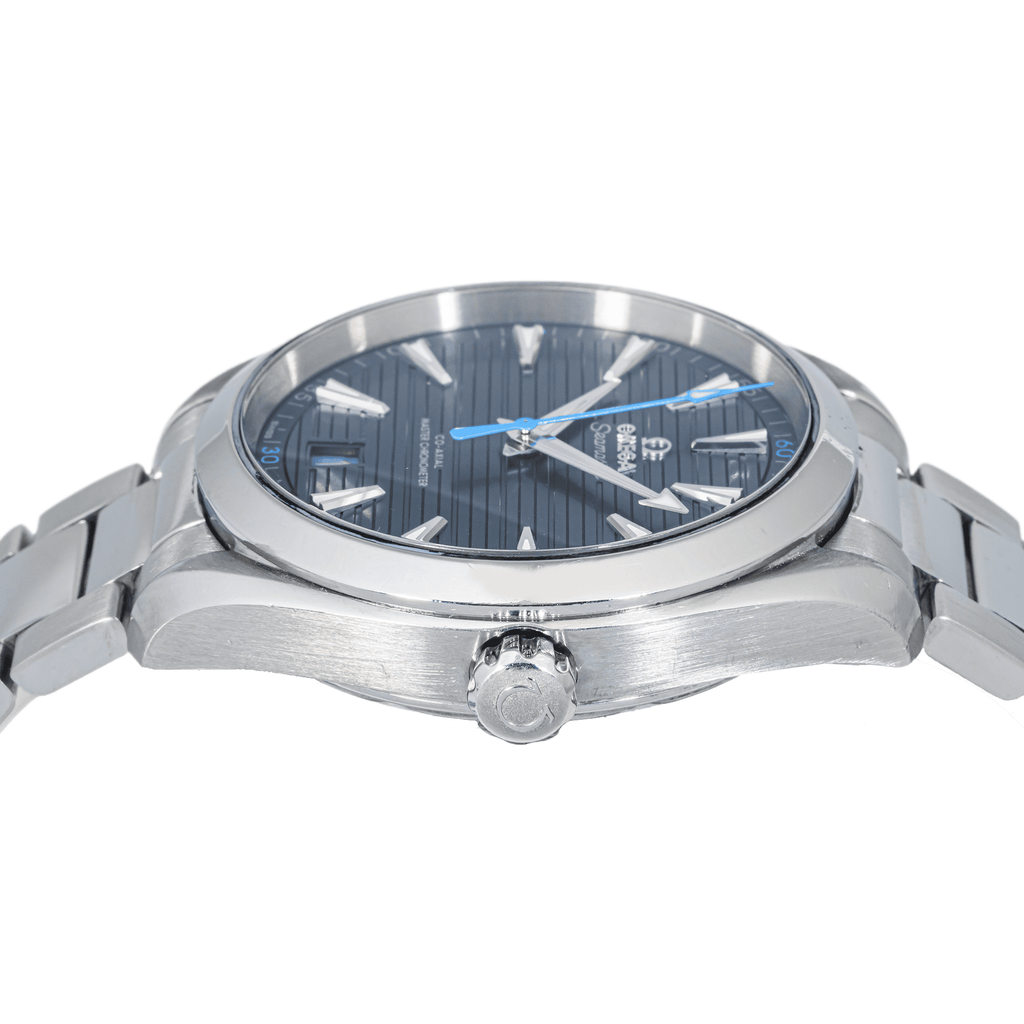 Pre-Owned Omega Seamaster Aqua Terra 150M 41mm Blue Dial Stainless Steel Bracelet Watch
