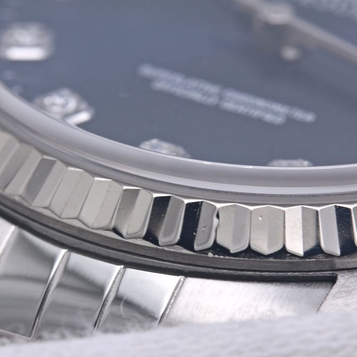 Pre-Owned ROLEX Datejust 10P Diamond 16234G Men's Watch 18K White Gold x Stainless Steel 40300