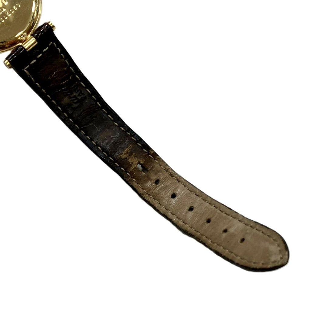 Pre-Owned Cartier Vendome Louis LM Watch, Total Weight 25g, 18K Gold Leather Strap, Quartz...