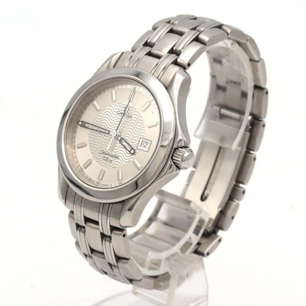 Pre-Owned Omega Seamaster 120 2511.31 SS Quartz Watch