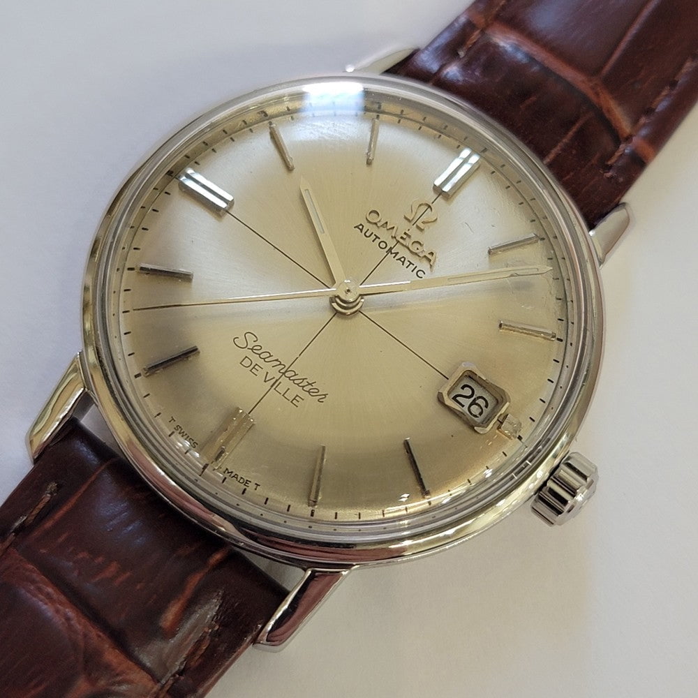 Pre-Owned Omega Seamaster DeVille 166.020 35mm Mens 1960s Vintage Automatic w Date RA722B