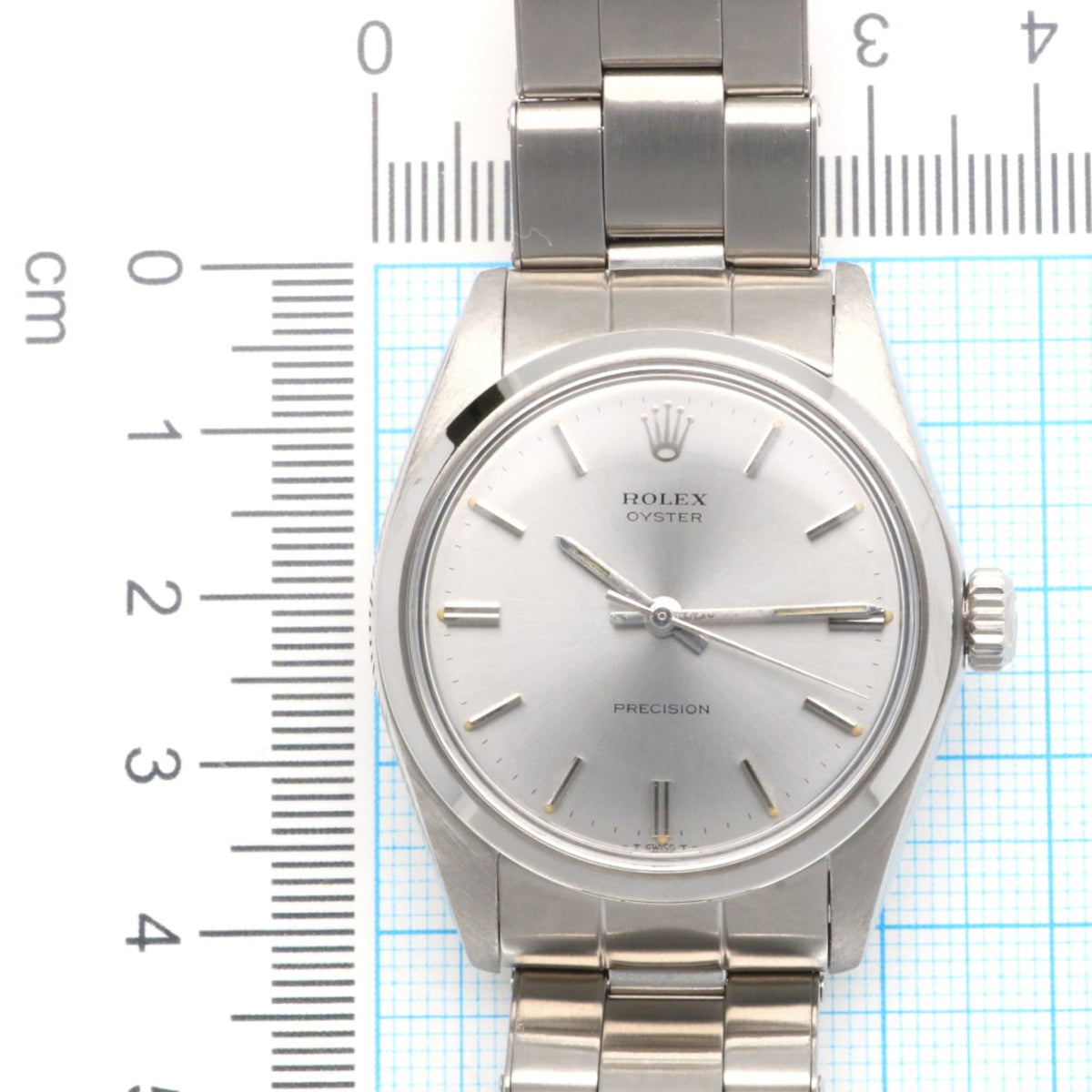 Pre-Owned Rolex Precision Oyster Wristwatch, Stainless Steel, 6426, Manual Winding, Polished,...