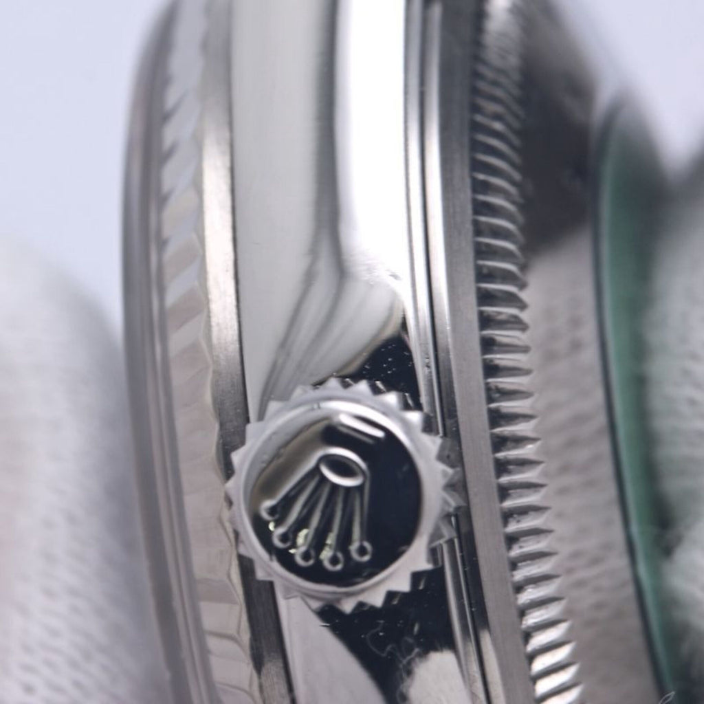 Pre-Owned ROLEX Datejust 10P Diamond 16234G Men's Watch 18K White Gold x Stainless Steel 40300