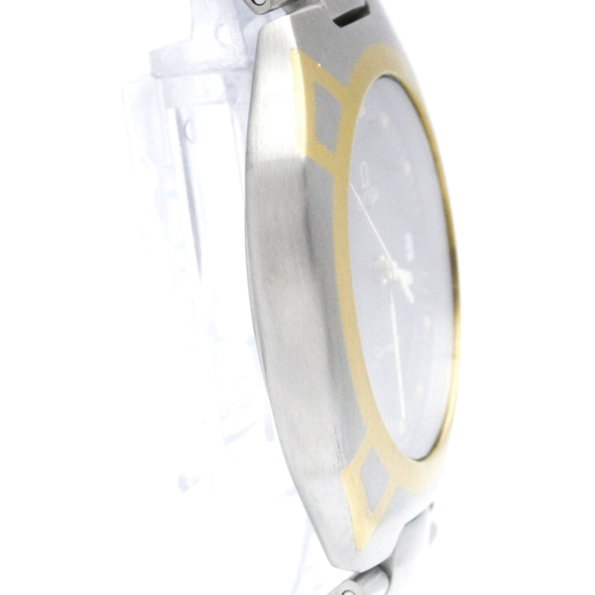 Pre-Owned OMEGA Seamaster Polaris 18K Gold Steel Mens Watch 396.1022 Polished