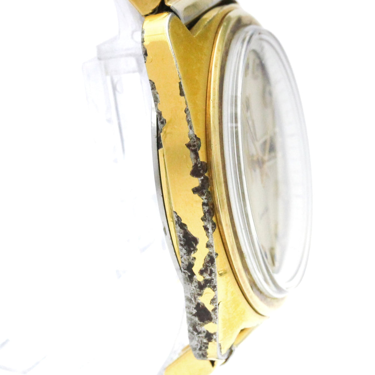 Pre-Owned OMEGA Seamaster Day Date Cal 752 Gold Plated Automatic Watch 166.064 Vintage