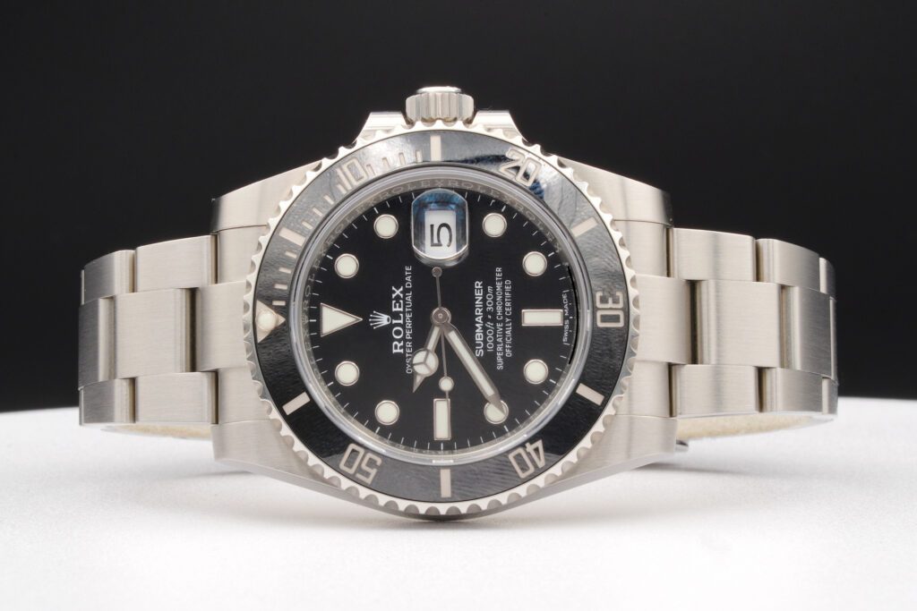 Pre-Owned Mens Rolex Stainless Steel Submariner Watch Ref. 116610 Black Ceramic
