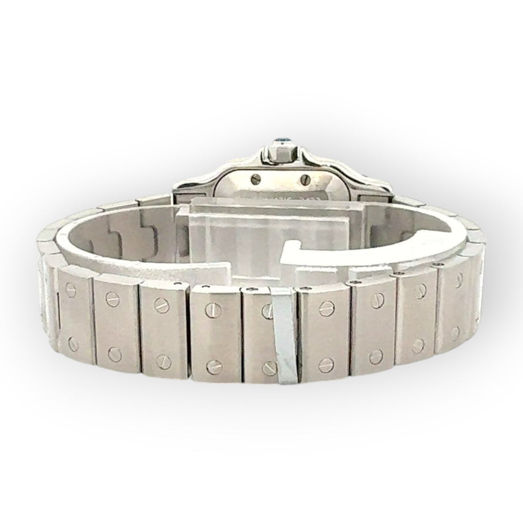 Pre-Owned Cartier Santos Galbée 2423 Women’s Stainless Steel White Dial 24mm Quartz Watch –