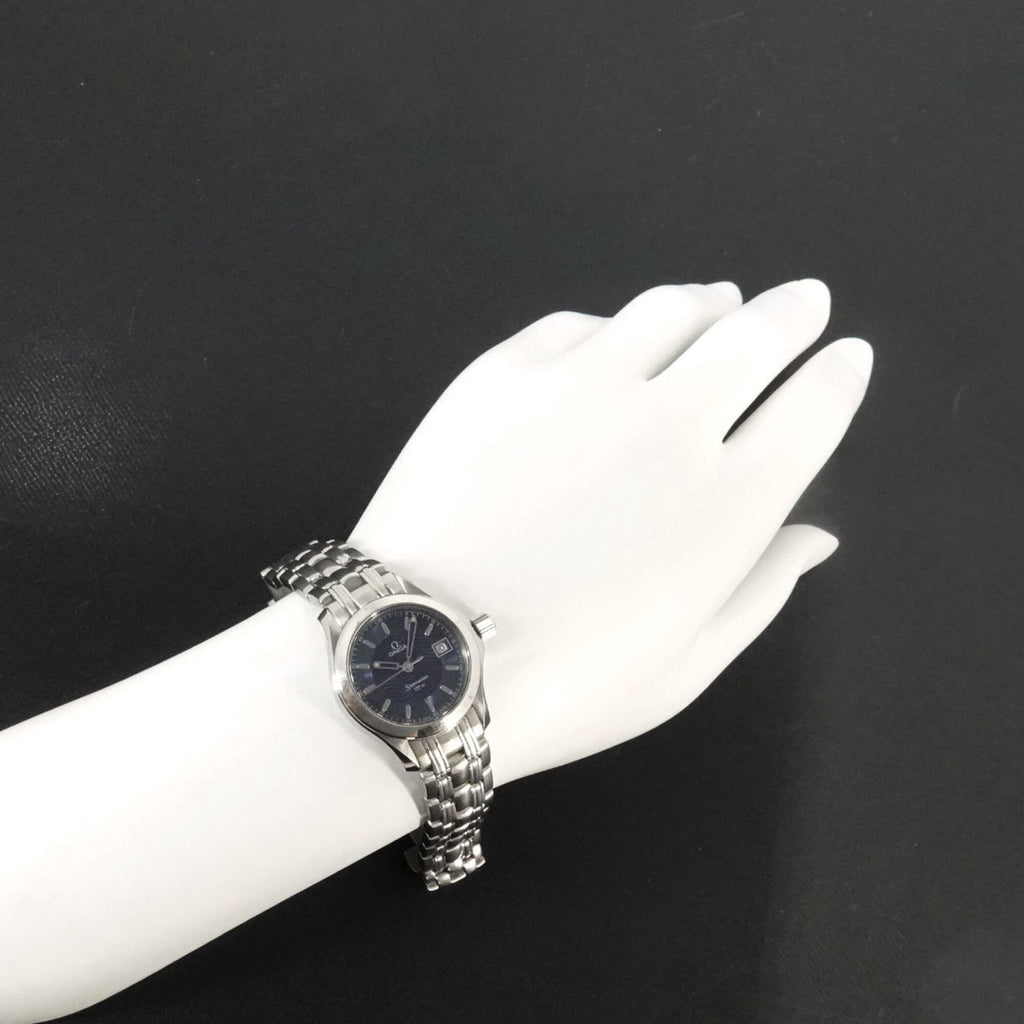 Pre-Owned Omega Seamaster 120 2581 81 Ladies' Watch, Date, Blue, Quartz Watch