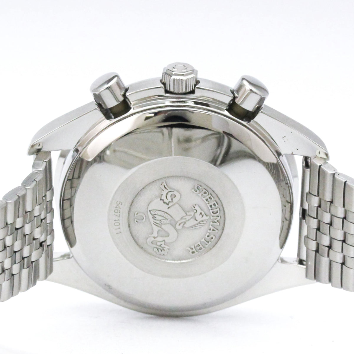 Pre-Owned OMEGA Speedmaster Date Steel Automatic Mens Watch 3511.20 Polished
