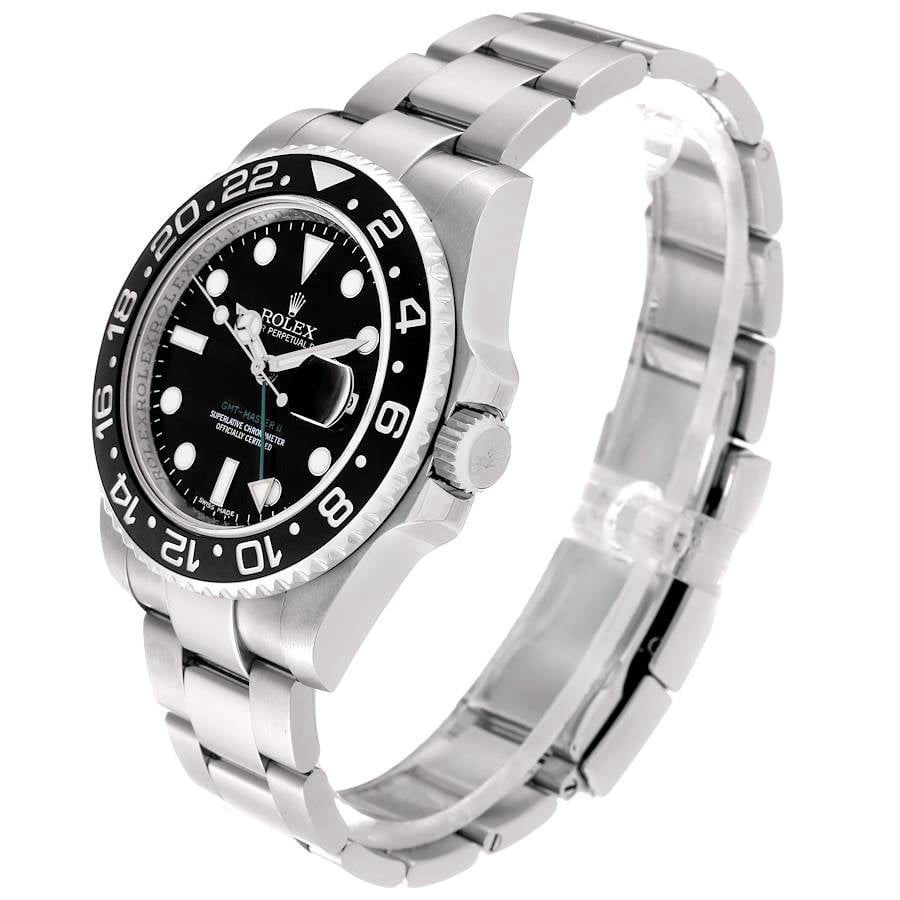 Pre-Owned Rolex Oyster Perpetual Date GMT Master II 116710LN 40MM Stainless Steel With Ceramic Bezel
