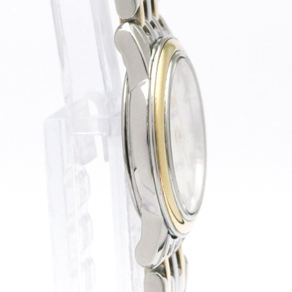 Pre-Owned OMEGA De Ville Prestige MOP 18K Gold Steel Quartz Ladies Watch 424.20.24.60.05.001...
