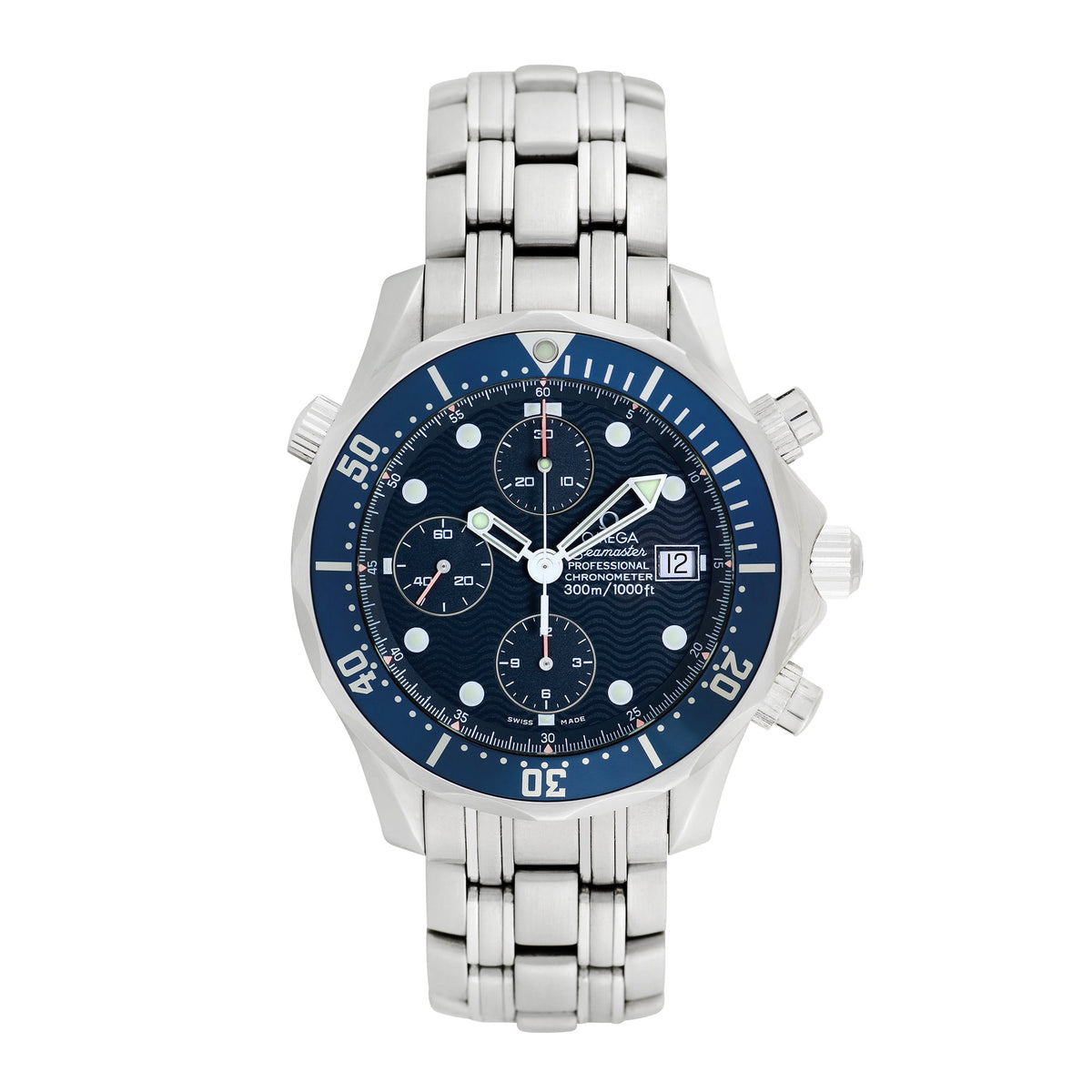 Pre-Owned Omega Men's Seamaster 41mm Stainless Steel Wristwatch