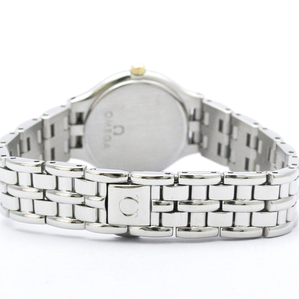 Pre-Owned OMEGA De Ville Symbol K18 Gold Stainless Steel Ladies Watch 595.0101