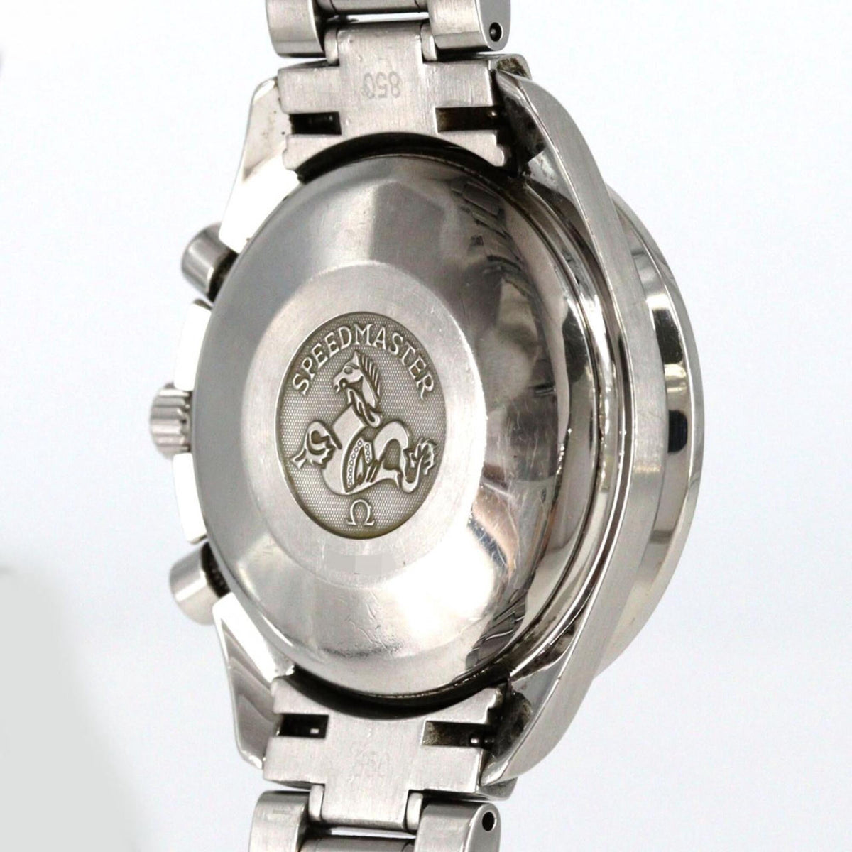 Pre-Owned Omega Speedmaster Date 3513.50 Stainless Steel Automatic Watch