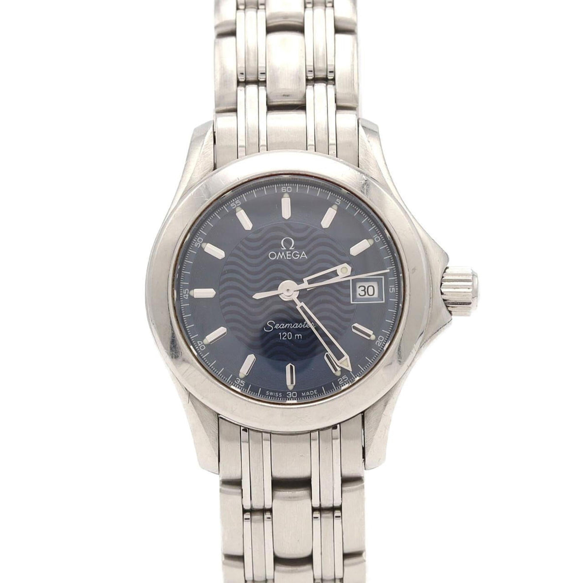 Pre-Owned Omega Seamaster 120 2581.81 Stainless Steel Quartz Watch