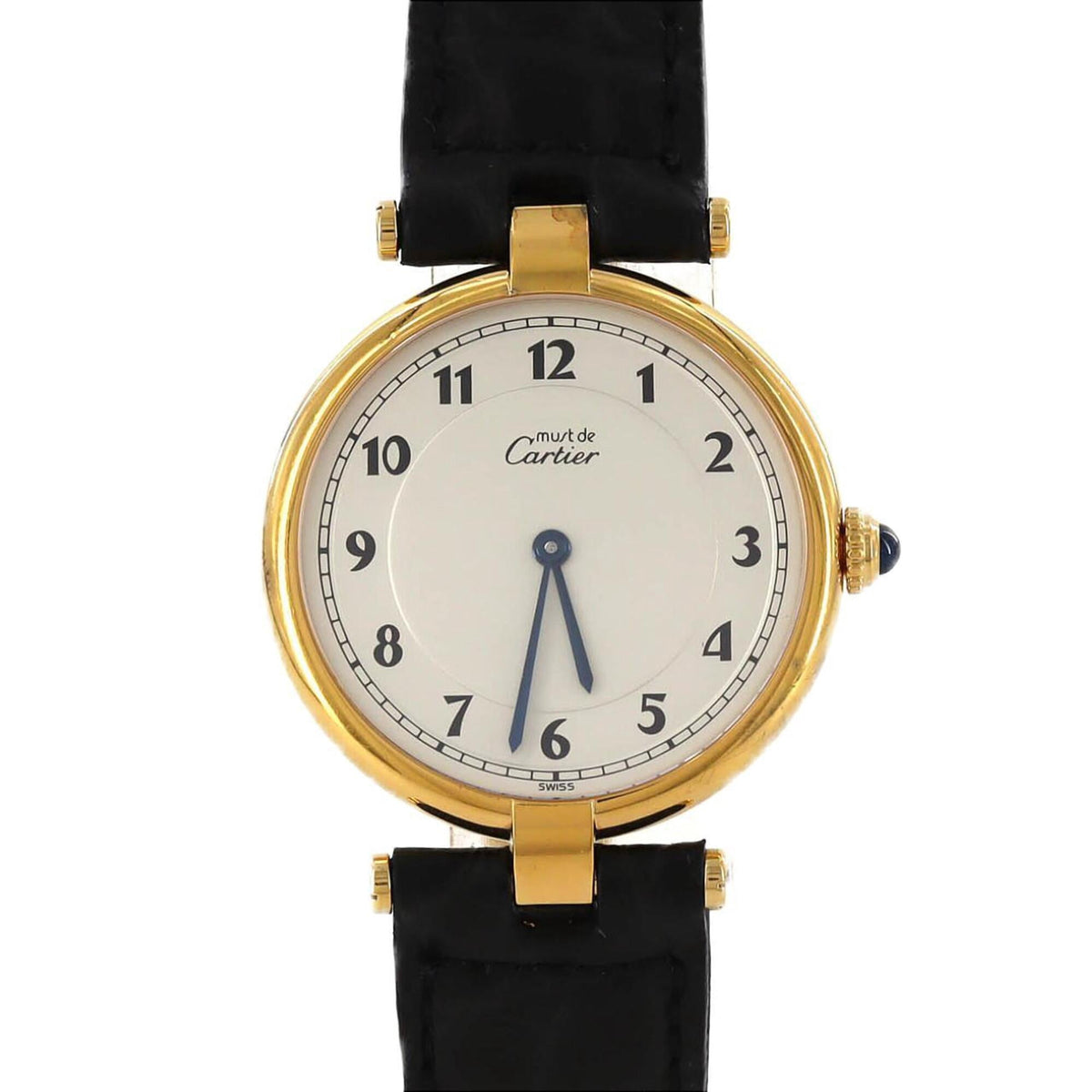 Pre-Owned Cartier Must VLC LM GP W1001754 Quartz Watch
