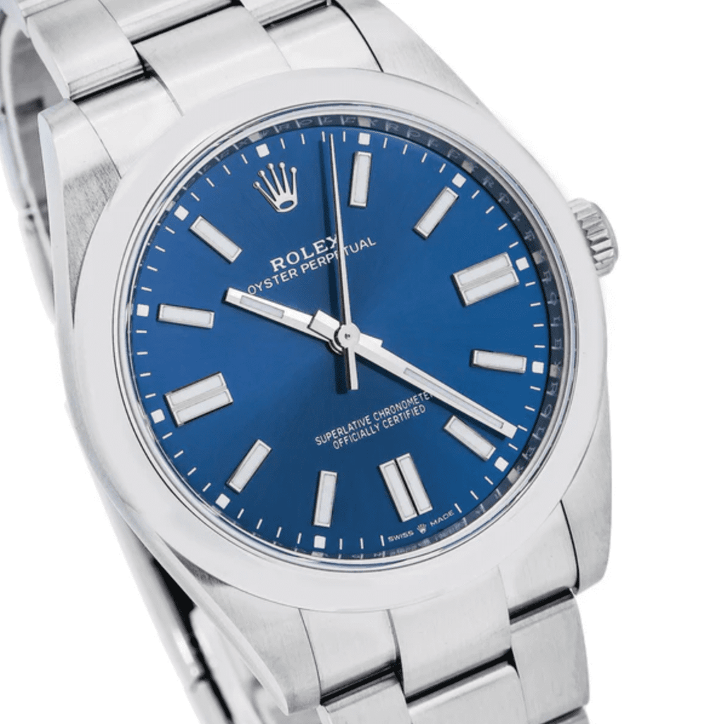 Pre-Owned Rolex Oyster Perpetual 124300 41MM Blue Dial With Stainless Steel Oyster Bracelet