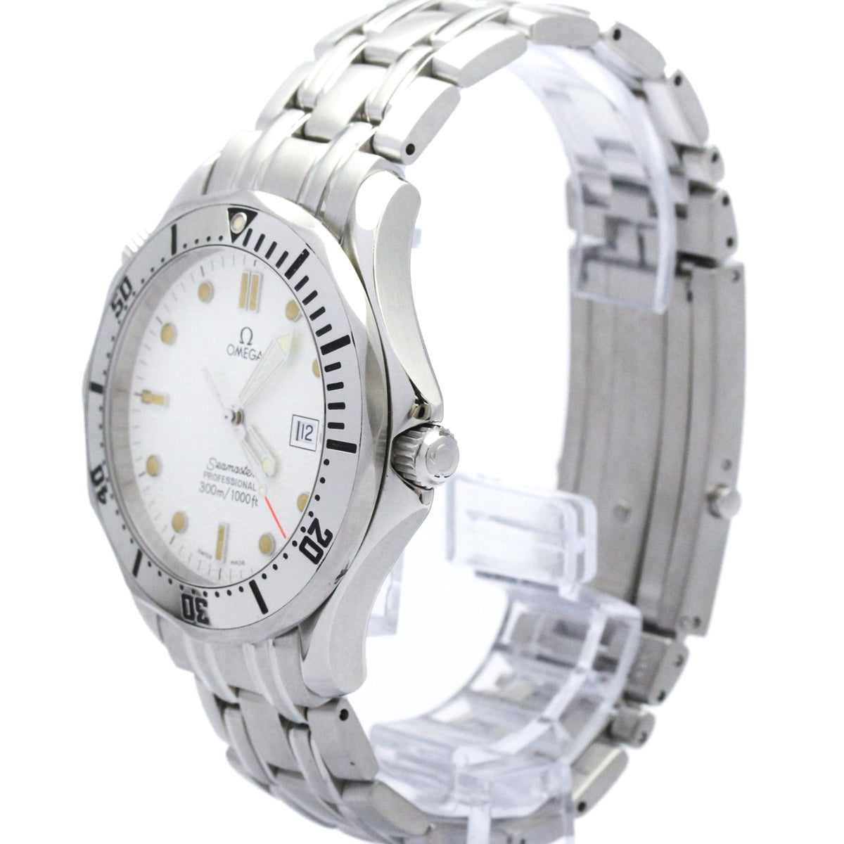 Pre-Owned OMEGA Seamaster Professional 300M Quartz Mens Watch 2542.20 Polished