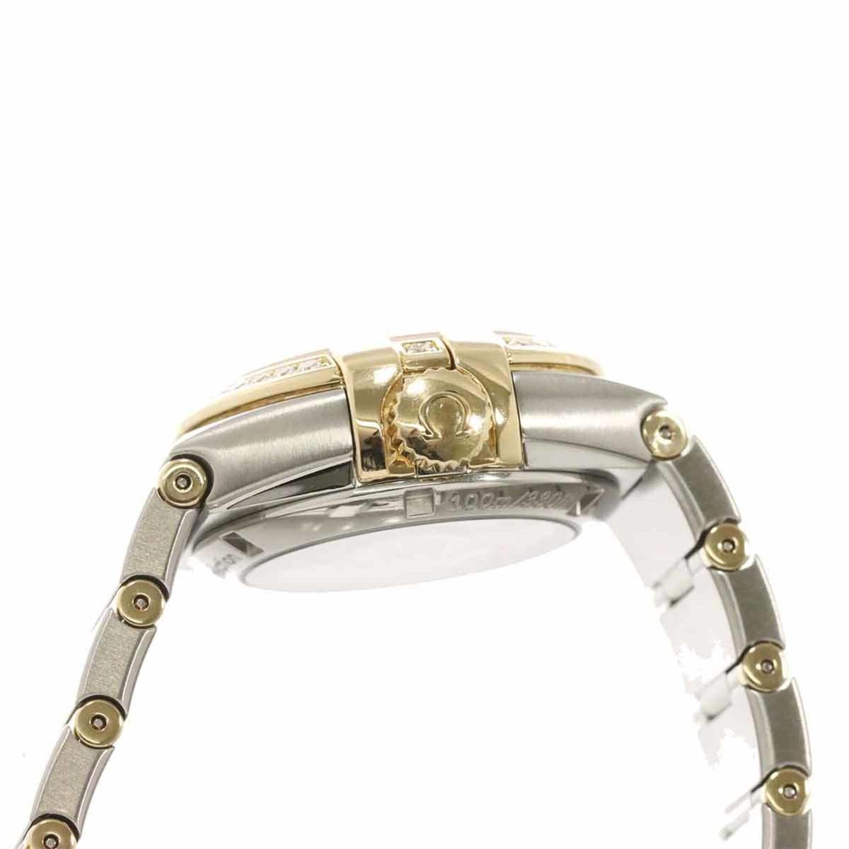 Pre-Owned Omega Constellation Co-Axial Combination 123 25 27 20 05 001 Ladies' Watch, Diamond...