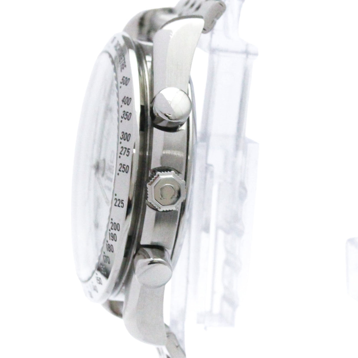 Pre-Owned OMEGA Speedmaster Date Steel Automatic Mens Watch 3511.20 Polished