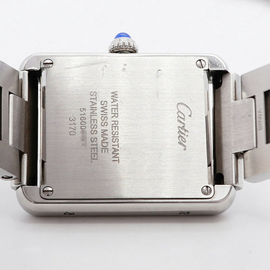 Pre-Owned Cartier Tank Solo SM W5200013 Silver Dial Women's Watch