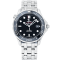 Pre-Owned Omega Seamaster Diver 300M 41mm Black Dial Stainless Steel Bracelet Watch