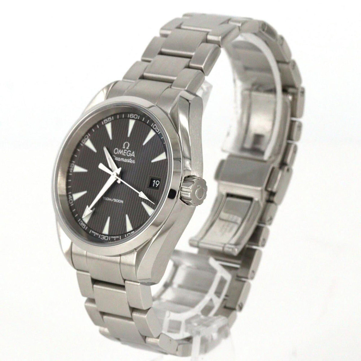 Pre-Owned Omega Seamaster Aqua Terra 231.10.39.60.06.001 Stainless Steel Quartz Watch