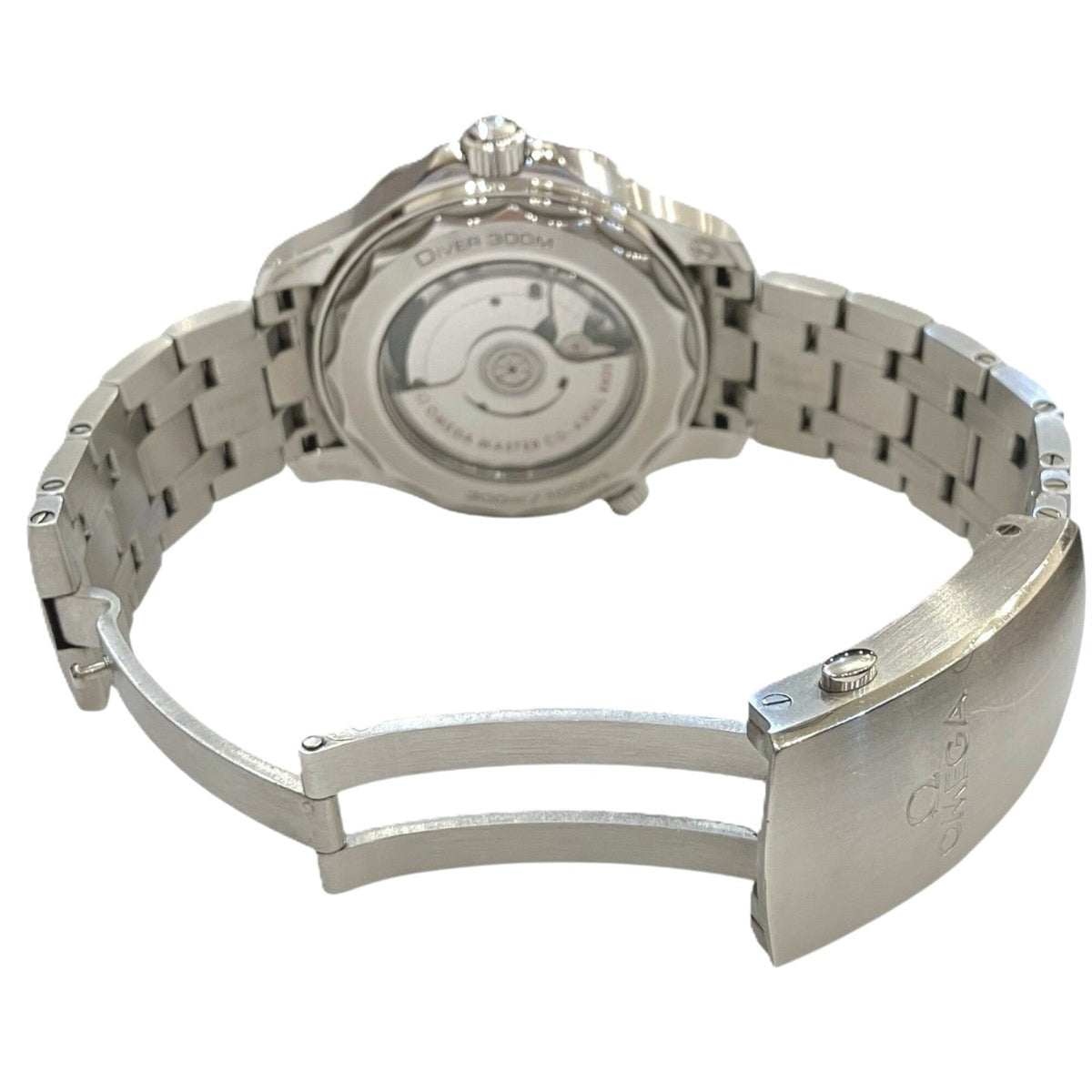 Pre-Owned Omega Seamaster Diver 300 wristwatch, total weight 176g, stainless steel, automatic...