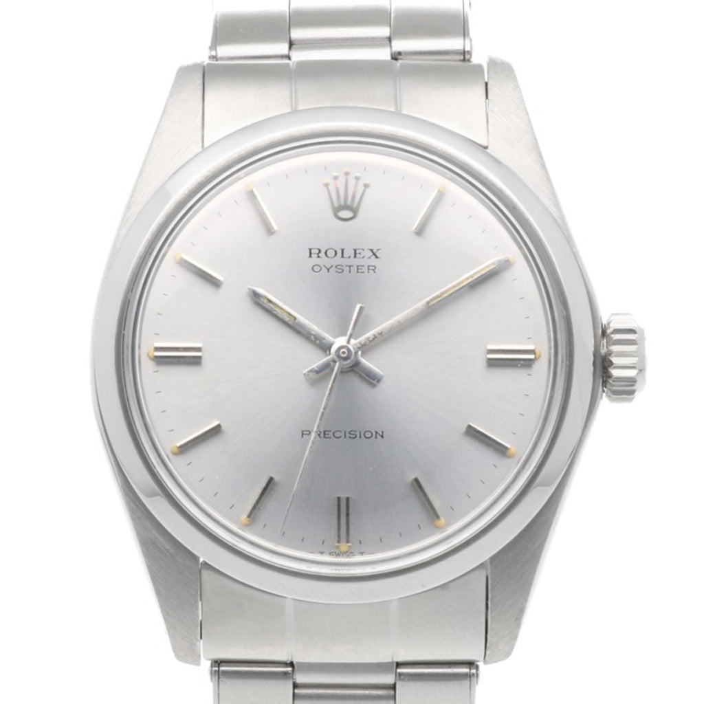 Pre-Owned Rolex Precision Oyster Wristwatch, Stainless Steel, 6426, Manual Winding, Polished,...
