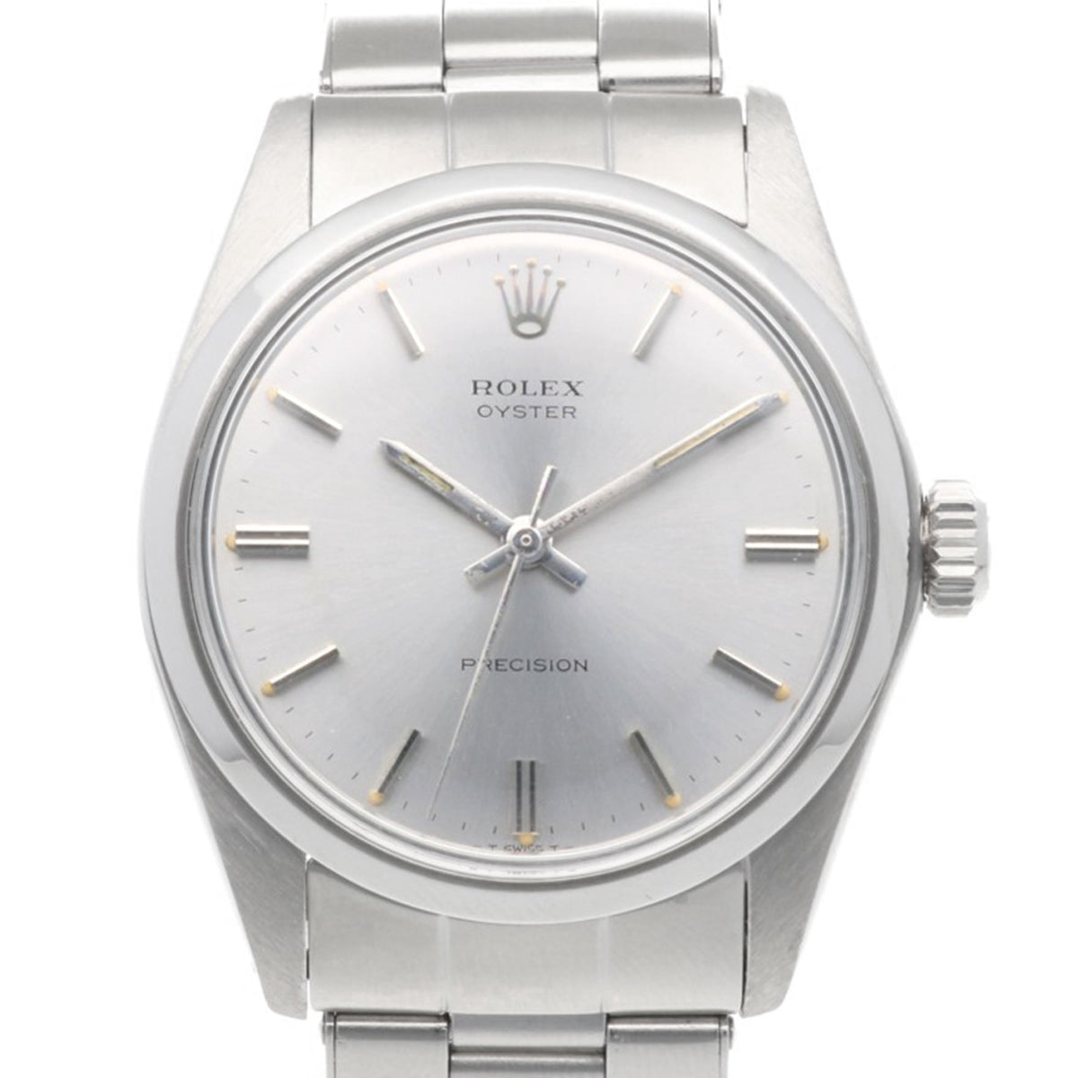 Pre-Owned Rolex Precision Oyster Wristwatch, Stainless Steel, 6426, Manual Winding, Polished,...