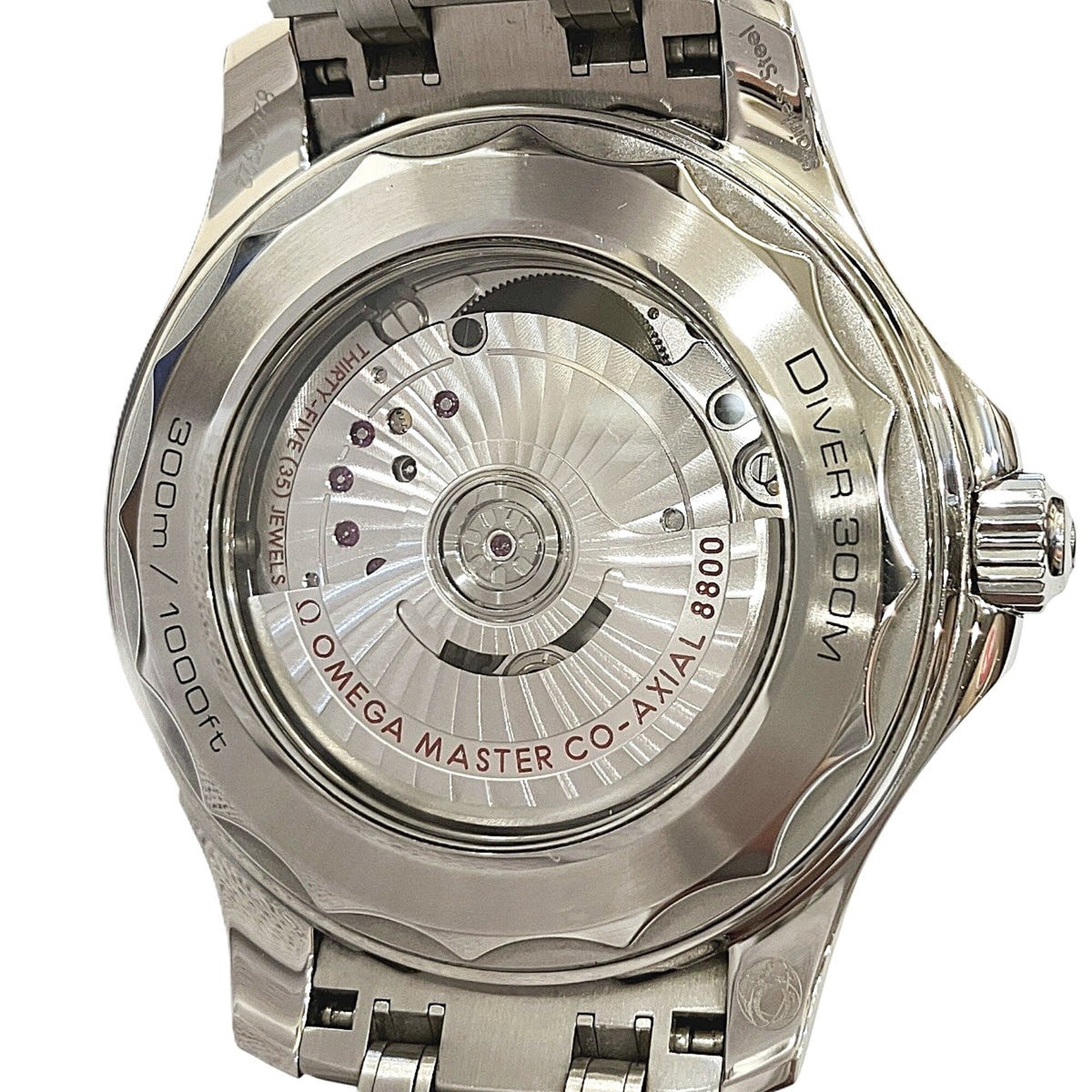 Pre-Owned Omega Seamaster Diver 300 wristwatch, total weight 176g, stainless steel, automatic...