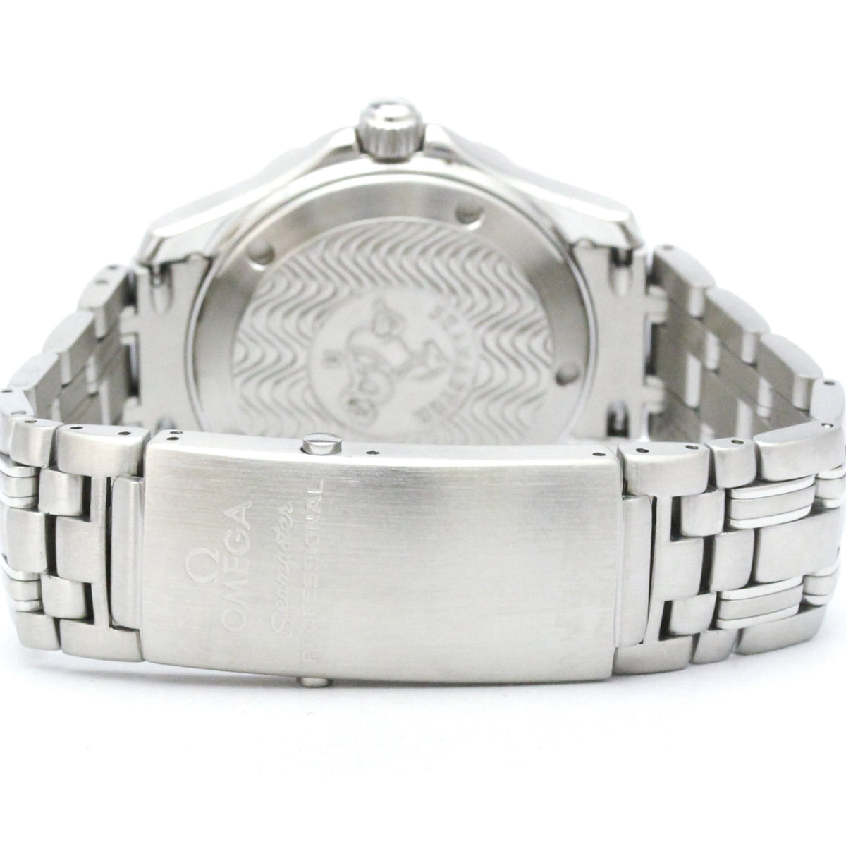 Pre-Owned OMEGA Seamaster Professional 300M Steel Mid Size Watch 2562.80 Polished
