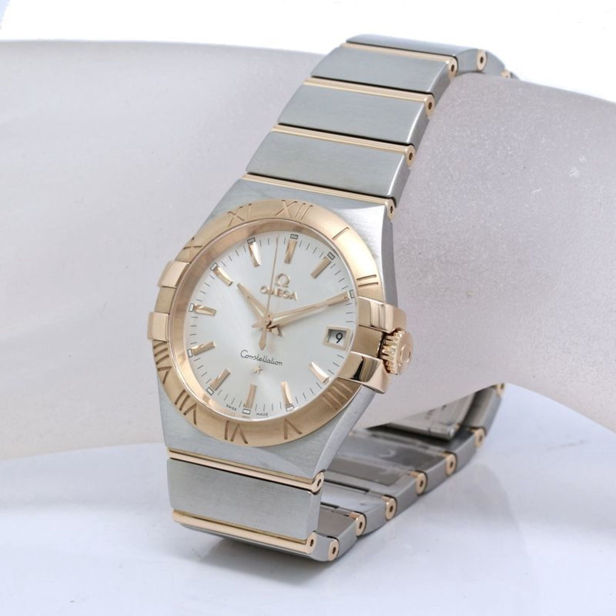 Pre-Owned OMEGA Constellation Co-Axial Chronometer 123.20.35.60.02.001 Men's Watch, Stainless...