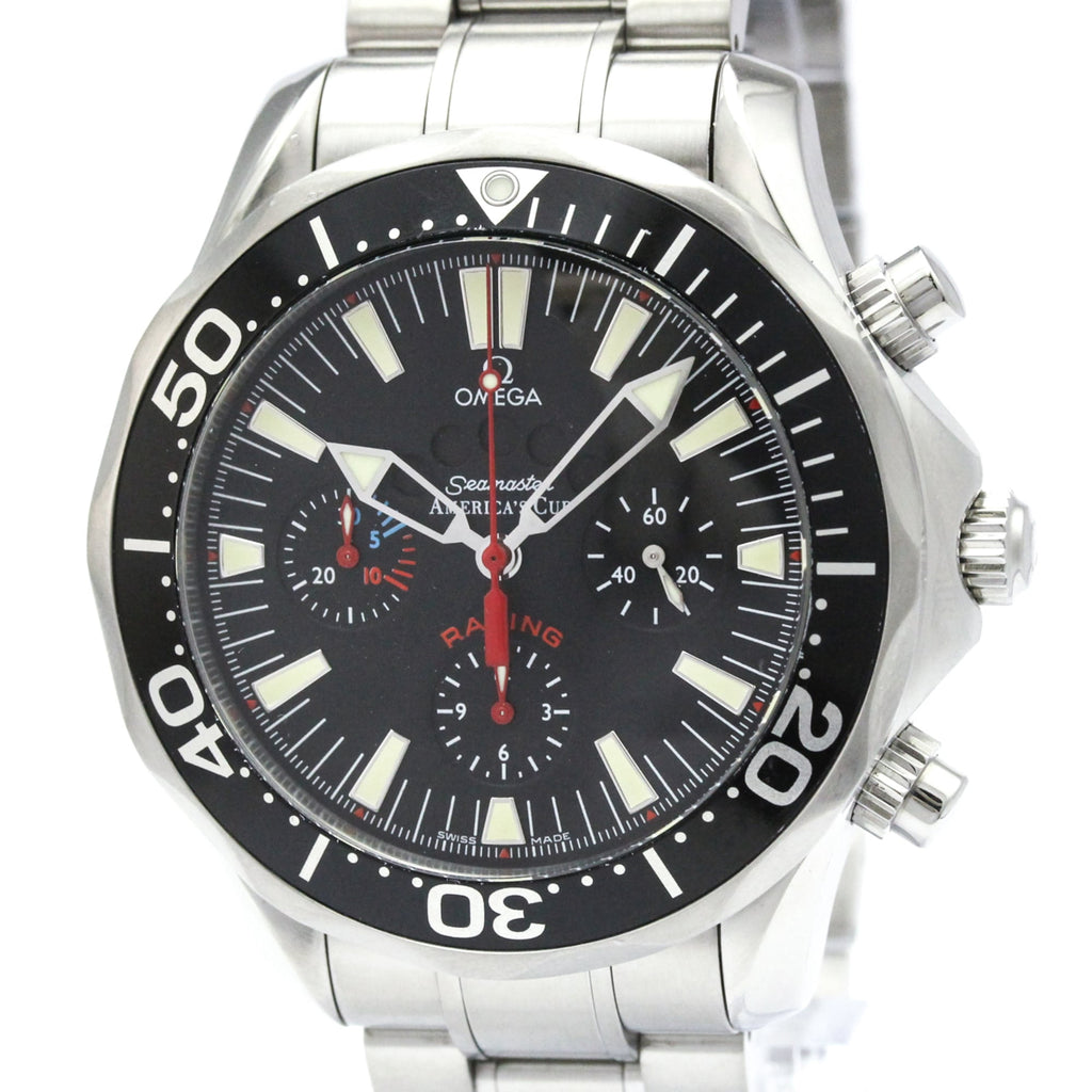 Pre-Owned OMEGA Seamaster Americas Cup Racing Chronograph Watch 2569.50 Polished