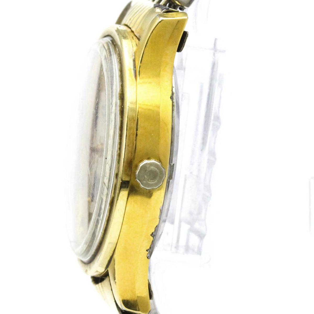 Pre-Owned OMEGA Constellation Electronic f300Hz Gold Plated Quartz Watch 198.0003