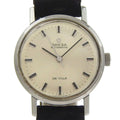 Pre-Owned Omega De Ville 565.005 Women's Watch - Stainless Steel x Leather Strap, Silver,...