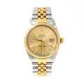 Pre-Owned Oyster Perpetual Datejust Automatic Watch Stainless Steel and Yellow Gold 36 By Rebag
