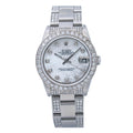 Pre-Owned Rolex Lady-Datejust 31MM 68240 White Diamond Dial With 4.75 CT Diamonds