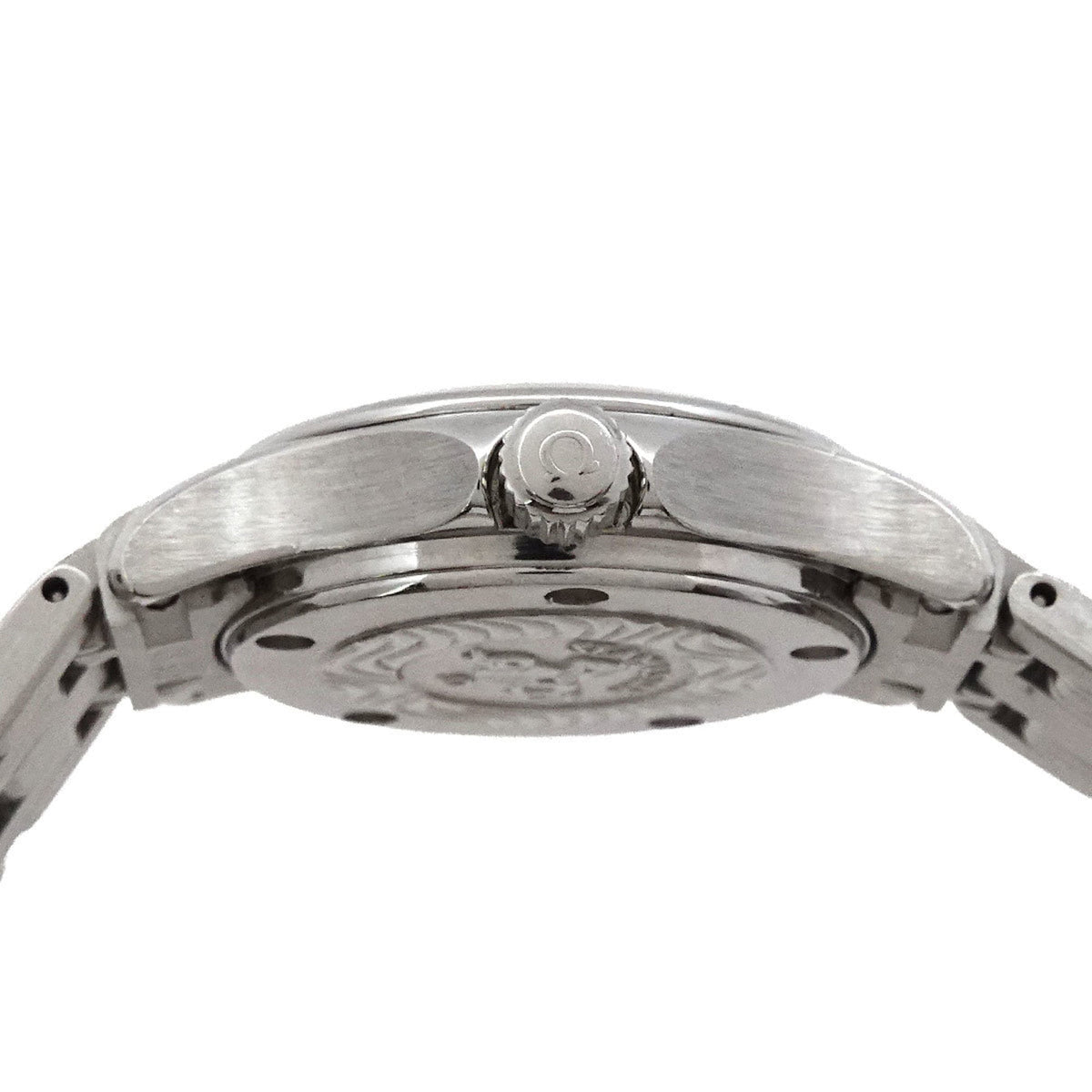 Pre-Owned OMEGA Seamaster 120 2581 43 Women's Watch with Date, Gray Quartz Movement