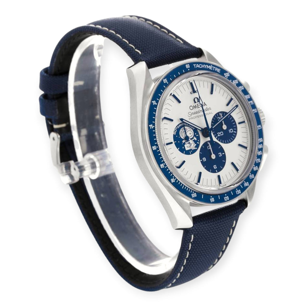 Pre-Owned Omega Speedmaster 310.32.42.50.02.001 Silver Snoopy Award Mens Moonwatch