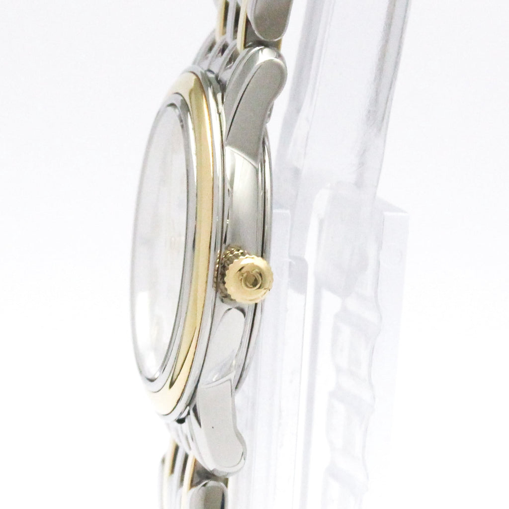 Pre-Owned OMEGA De Ville Prestige MOP 18K Gold Steel Quartz Ladies Watch 424.20.24.60.05.001...