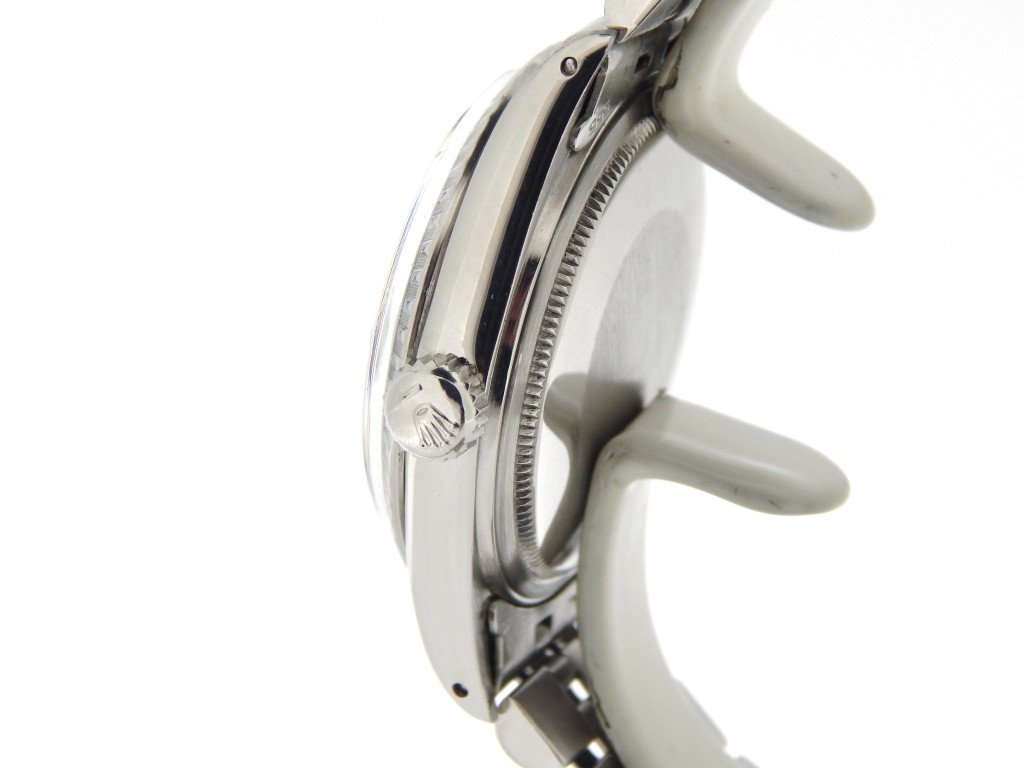 Pre-Owned Mens Rolex Stainless Steel Datejust White Roman 16030