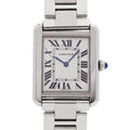 Pre-Owned Cartier Tank Solo SM W5200013 Silver Dial Women's Watch
