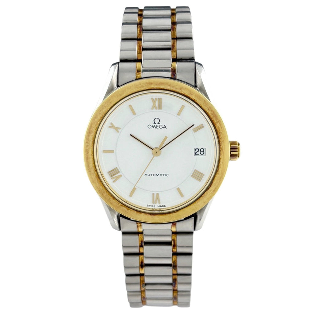 Pre-Owned Omega Classic Heritage 166.0285 Watch, Stainless Steel & Yellow Gold, Automatic,...