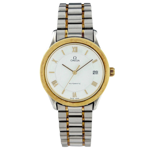Pre-Owned Omega Classic Heritage 166.0285 Watch, Stainless Steel & Yellow Gold, Automatic,...